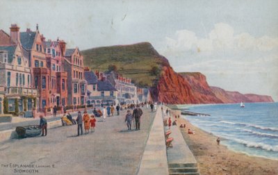 Die Esplanade, Blick nach Osten, Sidmouth von Alfred Robert Quinton